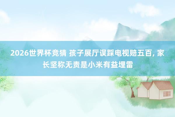 2026世界杯竞猜 孩子展厅误踩电视赔五百, 家长坚称无责是小米有益埋雷